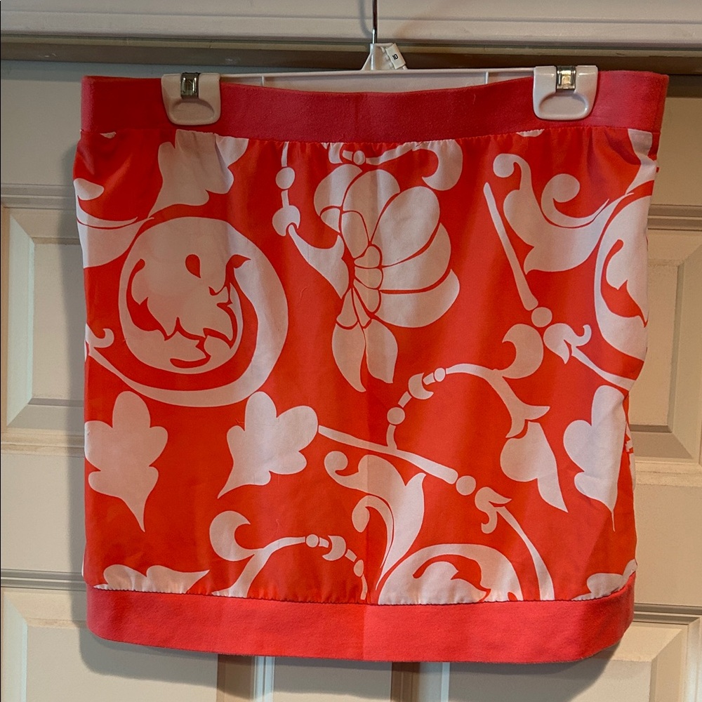 Old Navy Peachy Orange and White Tube Top